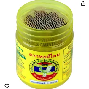 HONG THAI Traditional Thai Herbal Inhaler Aromatherapy Nasal Inhaler with Incense & Herbs for Mood Enhancement Relaxation