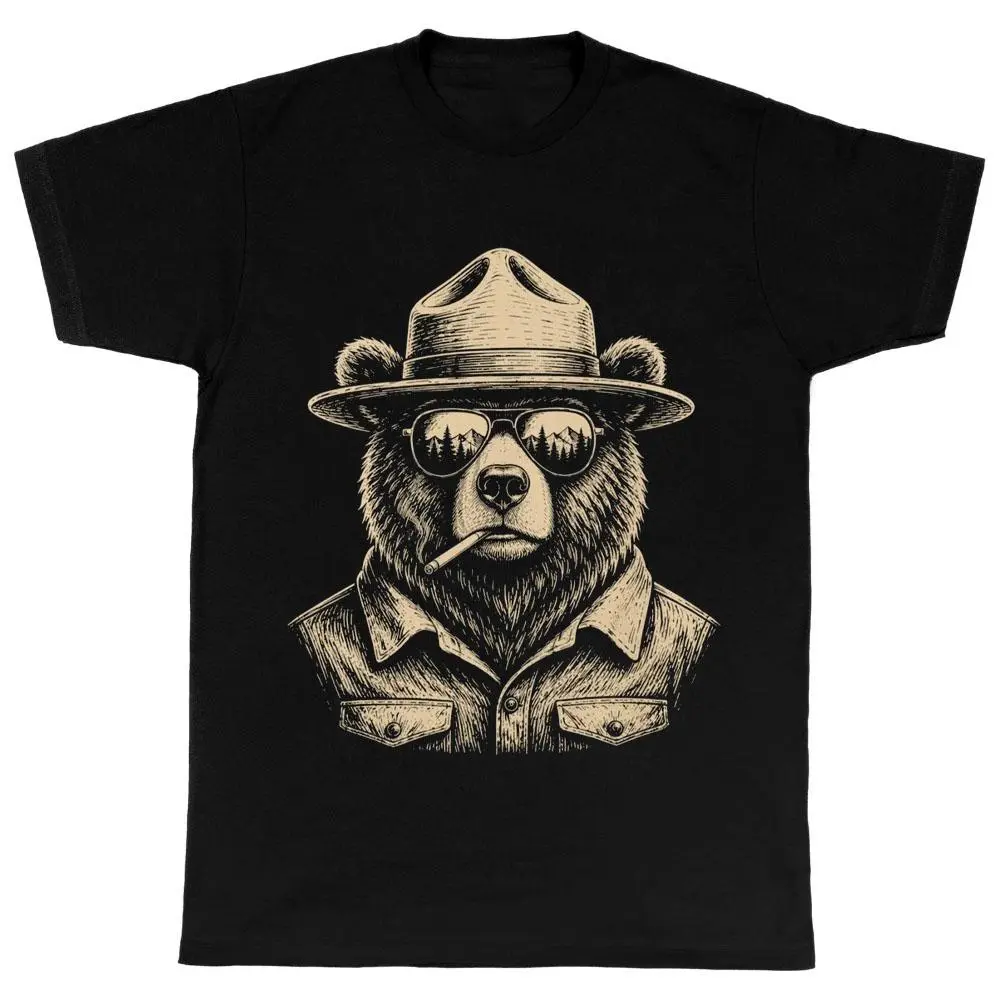 Grizzly Bear T-Shir Graphic Tee Comfort Colors Heavyweight