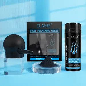 Hair Styling Fibers Set, Men's special hair styling, available in black, medium brown, dark brown and light brown. Four colors to choose from. This hair styling powder hides sparse hair and creates a natural appearance.