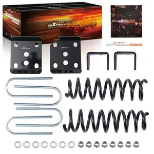 2 Front 6 Rear Lowering Kit compatible for Ford F-150 2WD V8 2004-2008 Spring