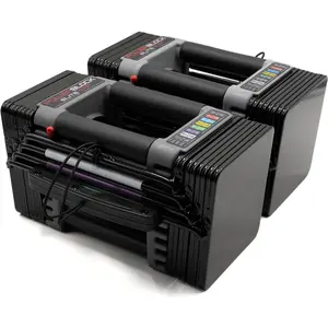 Elite EXP Adjustable Dumbbells, Sold in Pairs, Stage 1, 5-50 lb. Dumbbells, Durable Steel Build, Innovative Workout Equipment, All-in-One Dumbbells, Expandable with Expansion Kits