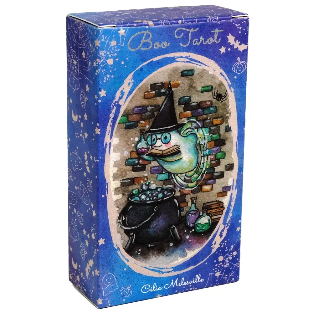 Boo Tarot Deck Ghosts Ghost Reading Card Set, Includes 81 Unique Cards for Spiritual Guidance & Insight, Perfect for Tarot Enthusiasts, Halloween