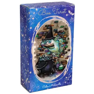 Boo Tarot Deck Ghosts Ghost Reading Card Set, Includes 81 Unique Cards for Spiritual Guidance & Insight, Perfect for Tarot Enthusiasts