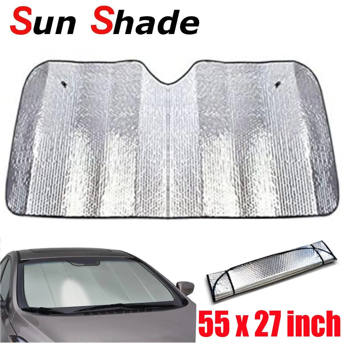 Ultimate Foldable Car Windshield Sun Shade - UV Protection for Maximum Interior Comfort and Temperature Control