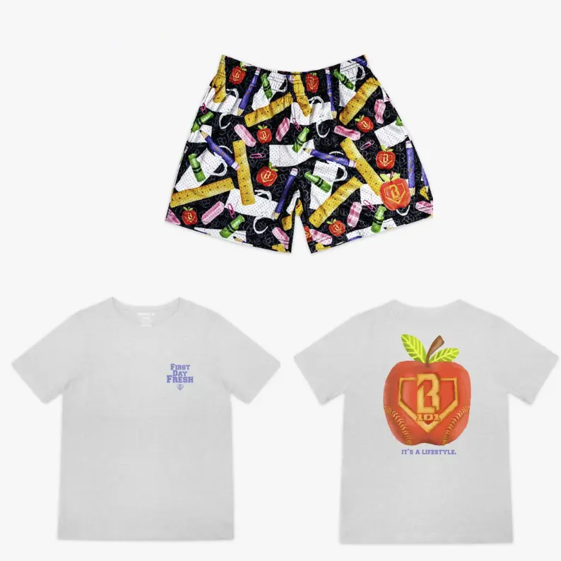 Baseball Lifestyle 101 First Day Fresh Tee & Short