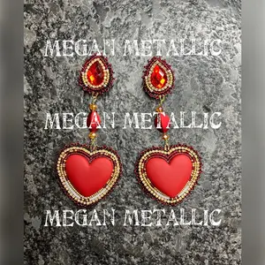 First Nations Beaded Earrings - Handmade Traditional Tribal Style