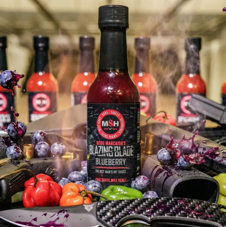 Doug Marcaida's Blazing Blade Blueberry Hot Sauce