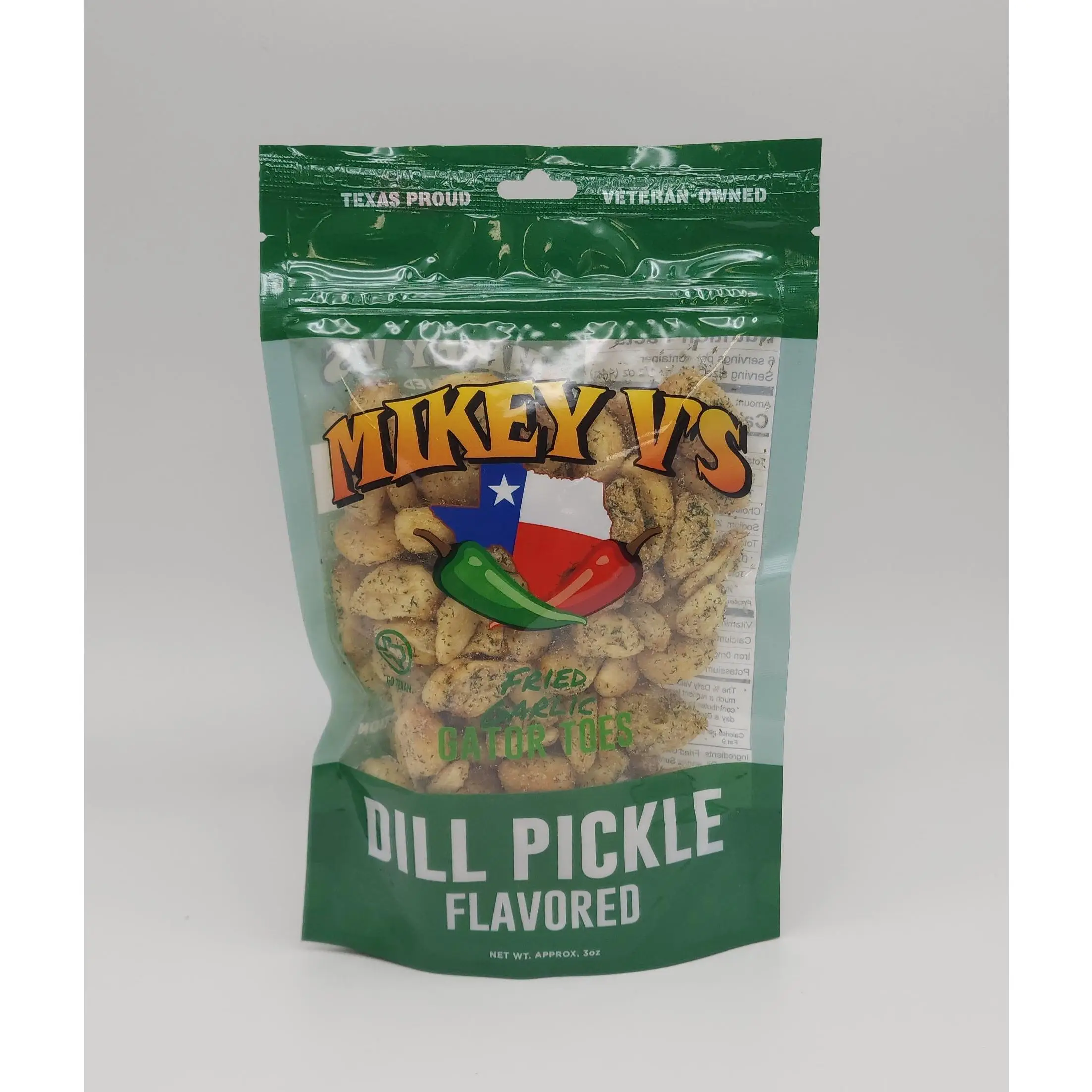 Mikey V's - Dill Pickle Gator Toes (Fried Garlic)