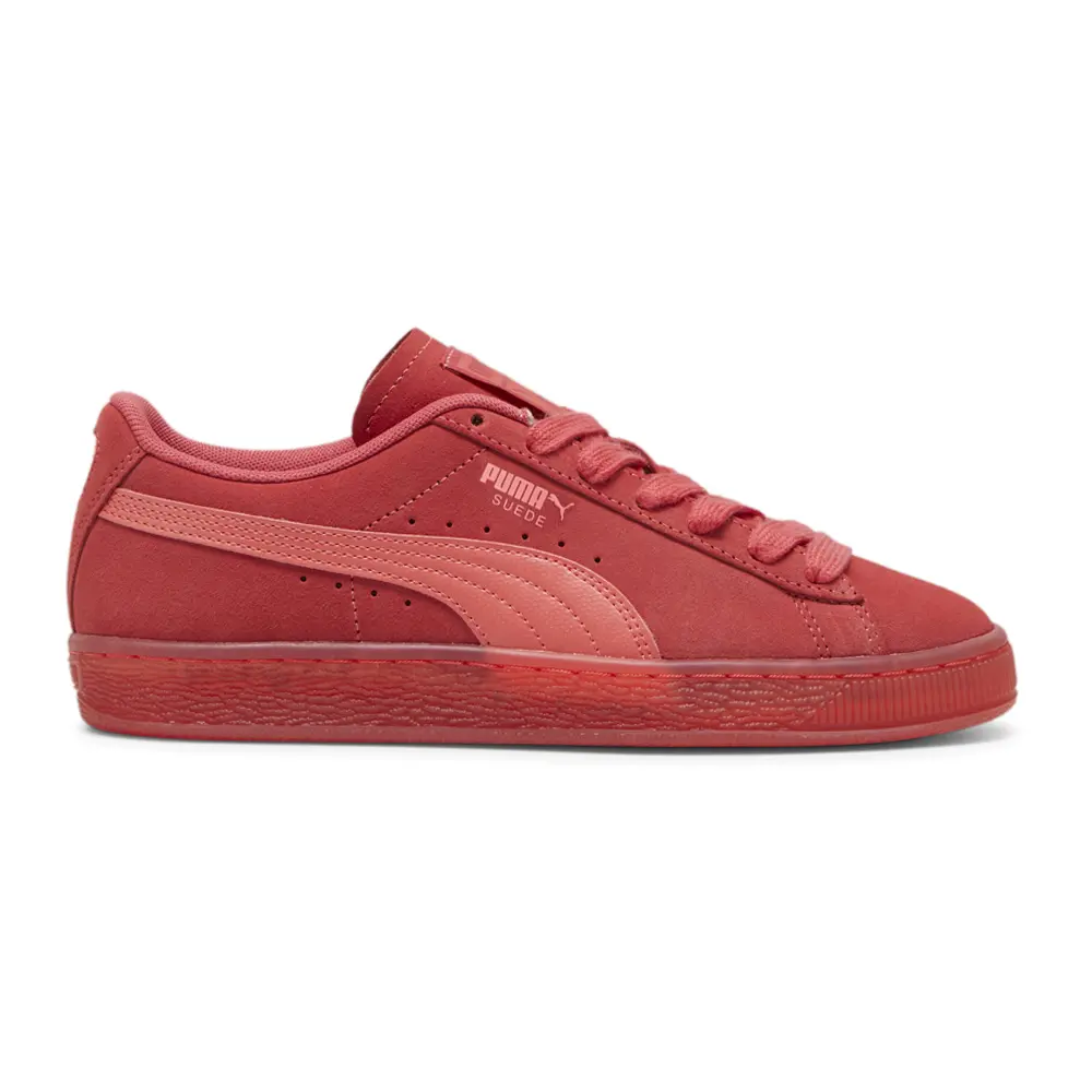 PUMA Womens Suede Classic Translucent Lace Up Sneakers Shoes Casual - Red