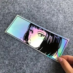 Rainbow Anime Motorcycle Car Stickers Decoration Rear Windshield Bumper Motor Scooter Motorcycle Stickers Sticker Decals