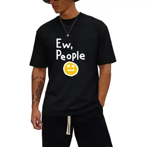 100% Premium Cotton graphic tees Funny Ew People Meme Anti Social Introvert Humor T-Shirt