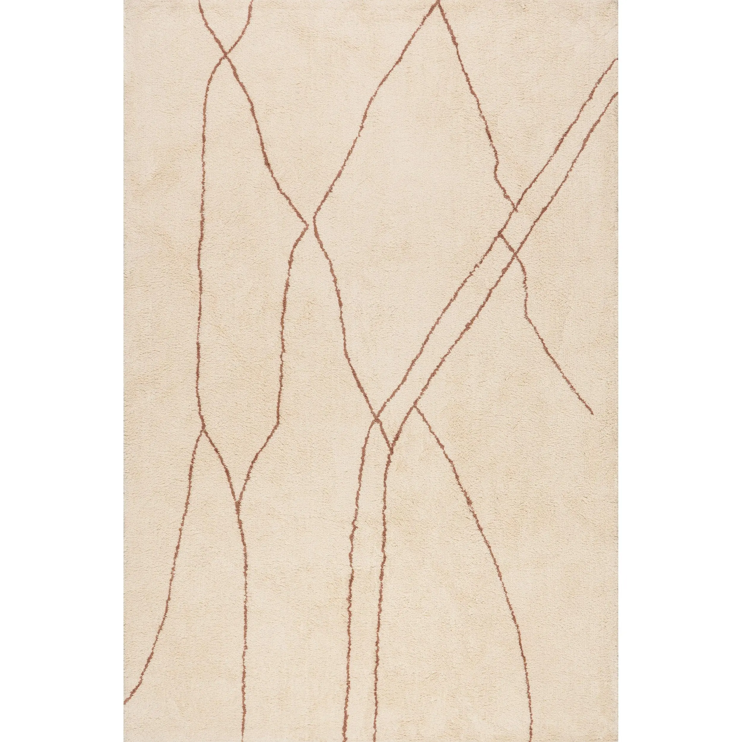 Deepika Contemporary Abstract Cotton Area Rug, Cozy Decorative Indoor Modern Floor Rug, Cozy Area Rug