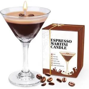 Espresso Martini Candle Gifts for Women Men, Coffee Scented   for Espresso Lovers, Soy Wax Candles for Coffee Bar, Home Decor for Mother, Birthday, Christmas