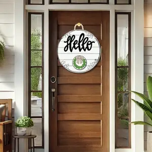 DK Shiplap "Hello" with room for a mini Door Hanger