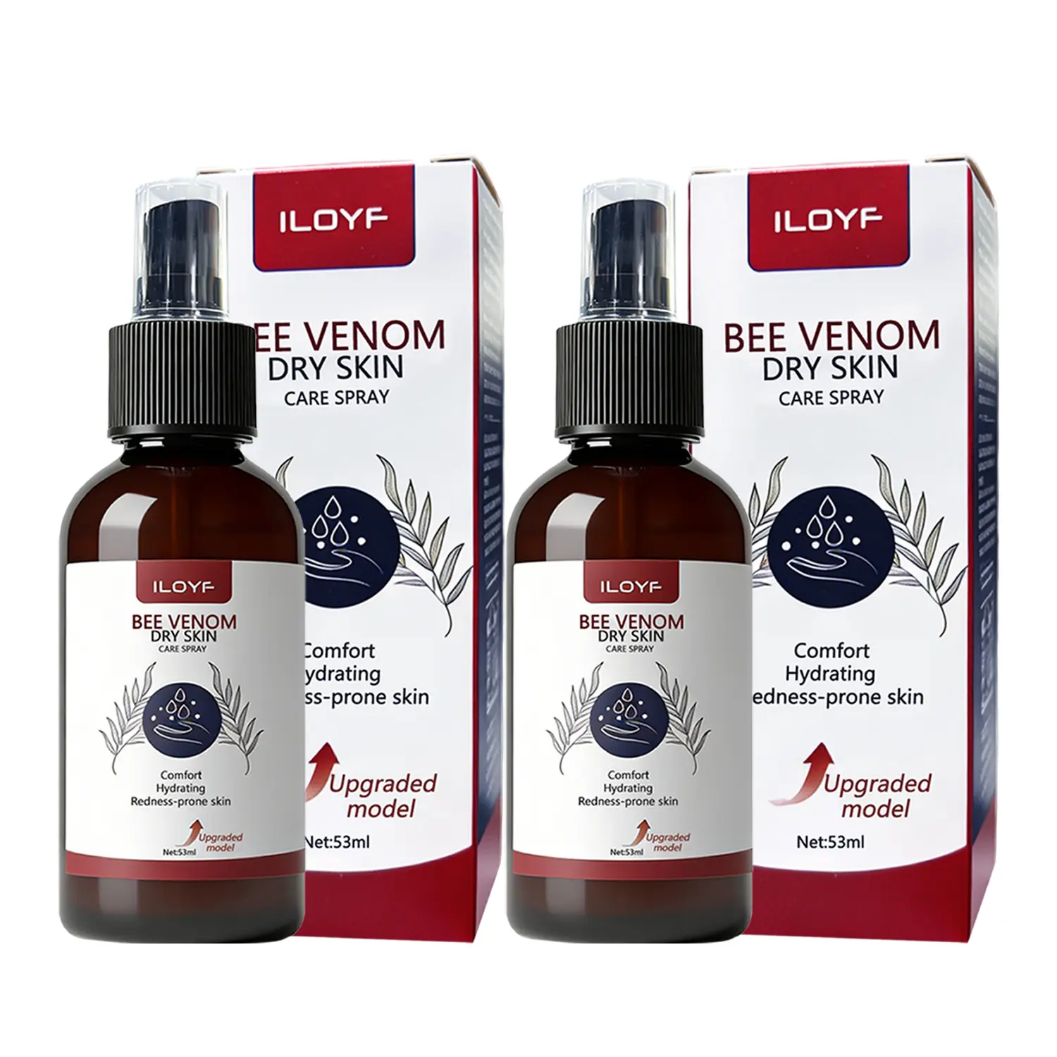 【Buy 1, Get 1 Free】ILOYF Body Care Spray Moisturizing Body Mist for Skin Hydration Daily Hand and Body Spray Helps Soothe Dry Skin Leaves Skin Smooth Soft and Fresh Lightweight Skin Care