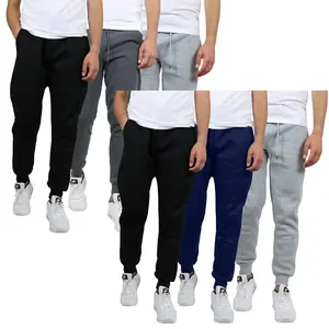 Men's 6-Pack Slim Fit Fleece Jogger Sweatpants (S-3XL) Casual Athletic Jogging