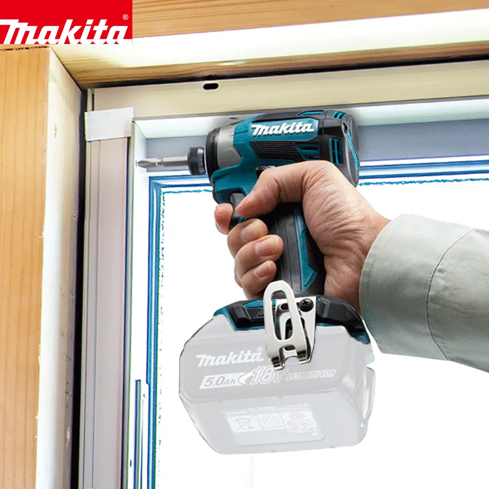 Makita DTD173 18V Lithium Brushless Cordless Electric Screwdriver - Brushless Motor Technology, High Torque, Ergonomic Design, High Efficiency, Compact Ergo-Grip Driver with Batteries for Repair, Home DIY