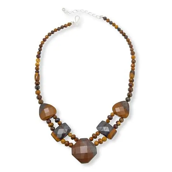Mine Finds by Jay King Sterling Silver Desert Sunset Chalcedony Necklace