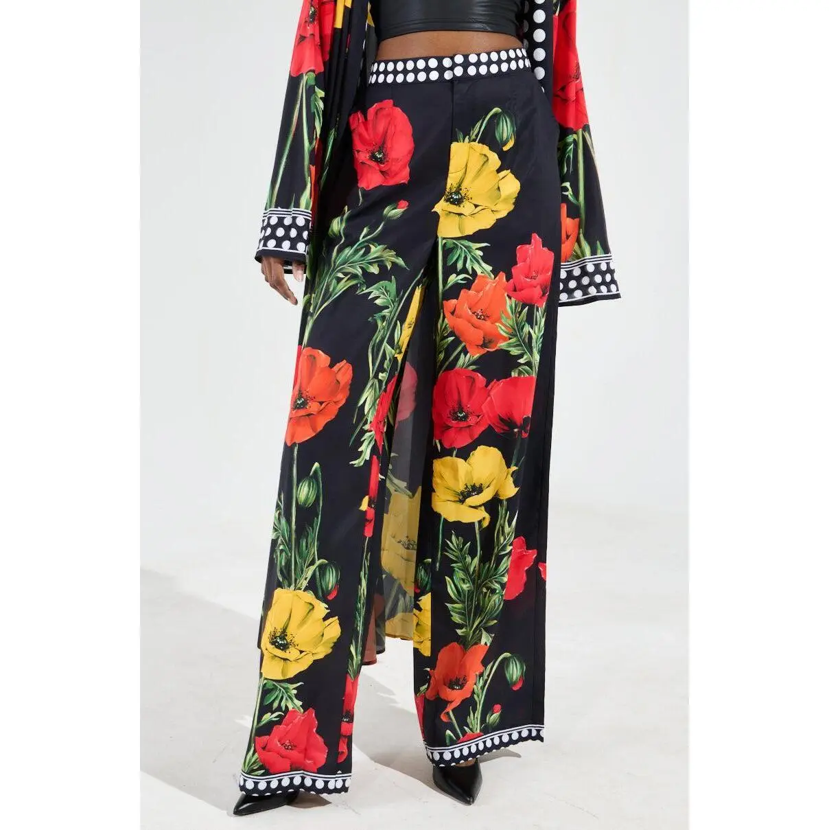 BELLADONNA SATIN PALAZZO PANTS