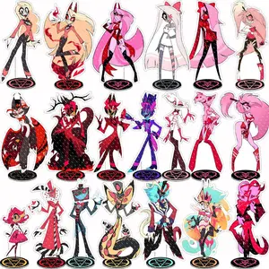 Helluva Boss Figures Acrylic Stand Fashion Anime Action Figure Accessories Collection Figure Toys Desktop Ornaments Kids Gift