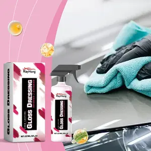 Rayhong Car Care Gloss Agent with Nano-Silicon & Methyl Silicone Oil for Long-Lasting Shine & Protection Against Stains & Scratches