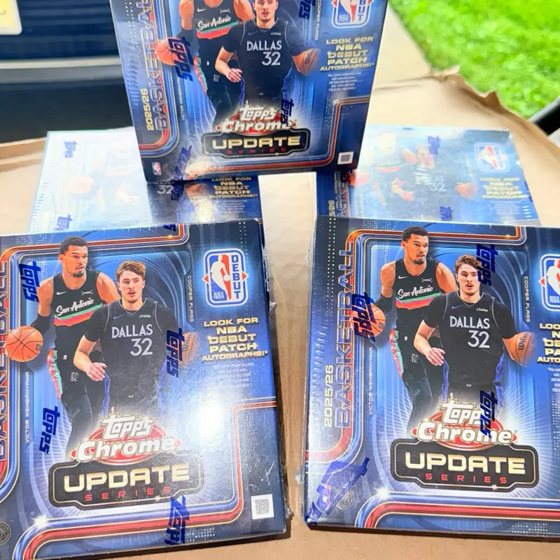 NEW SEALED 2025-26 Topps Chrome Update Basketball MEGA Box NBA..