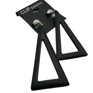 Clipon Lightweight Triangle Fashion Earrings Casual