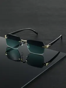 Men's Square Classic Modern Simple Style Fashionable Sunglasses, Suitable for Daily Life, Driving, Camping, Shopping, Fashion Accessory, Modern Trendy Sunglasses