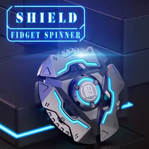 Cool Glow-In-The-Dark Atomic Finger Gyroscope, Full Metal Long-Lasting Spin, Adult Office Edc Stress Relief Toy, Fidget Gadget, Stress Relief Gadgets, Model Xinghao Hc18