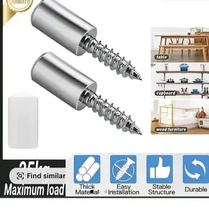 Self-Adhesive Shelf Support Pegs - No Nails or Drilling Required - Easy Installation for Shelves - Secure Hold & Wall Damage-Free - Ideal for Homes & Offices