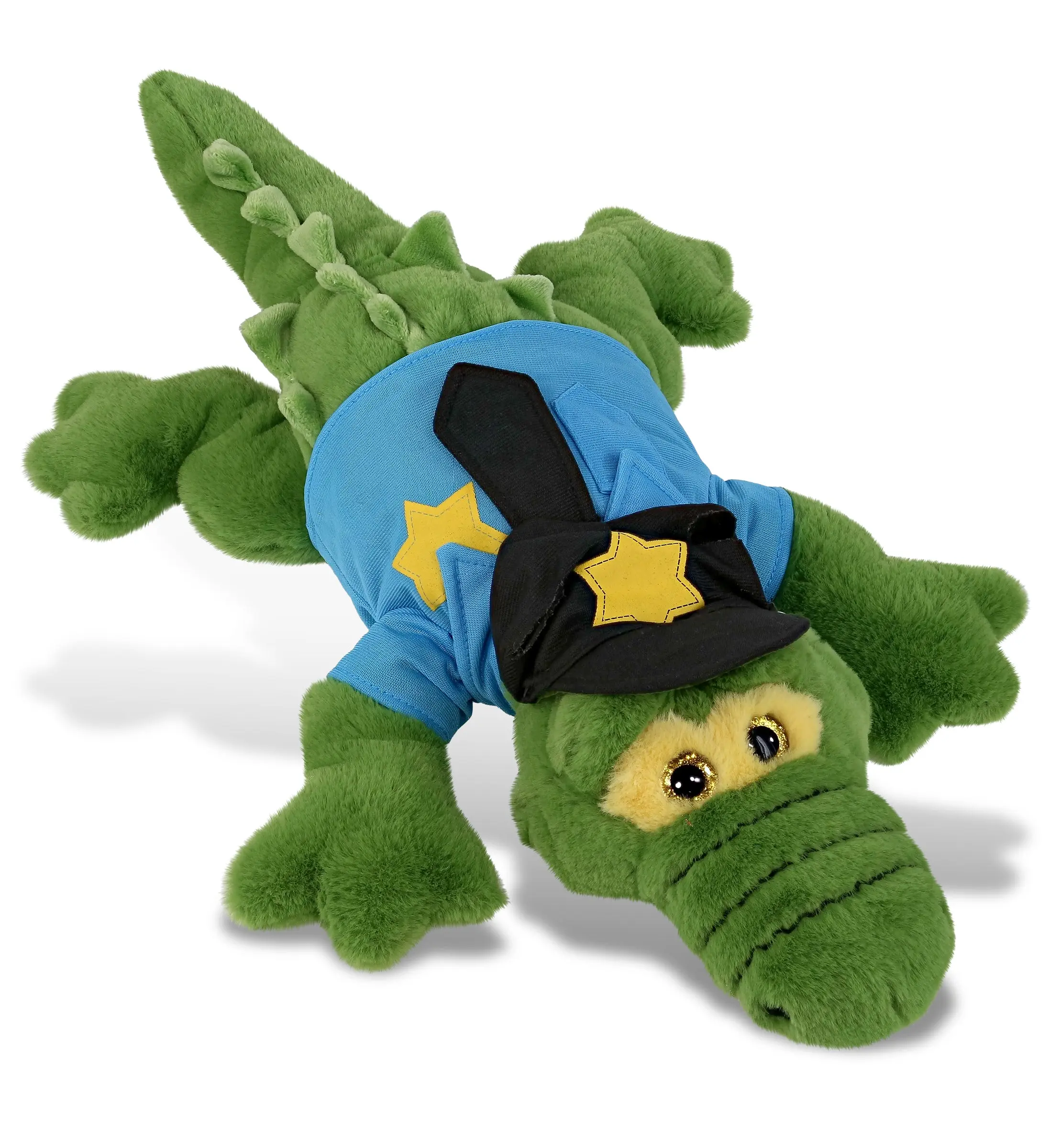 DOLLIBU 17" Large Green Alligator Stuffed Toy - Super-Soft Polyester Plush Toy for Kids