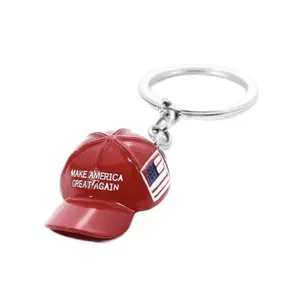 Trump Red MAGA baseball cap Pendant Keychain