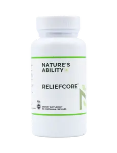 Nature's Ability ReliefCore Immune Support with Andrographis, Selenium, Black Cumin Seed, Turmeric, Cordyceps, 90 Vegetarian Capsules