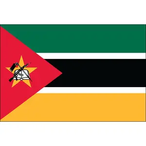 Mozambique 3ft x 5ft Indoor Polyester Flag