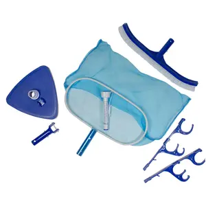 Pool Central 6-Piece Blue Assorted Pool Cleaning Kit