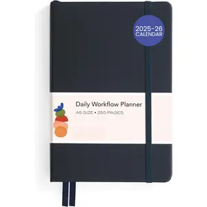 Anecdote 2025-2026 Planner: A Monthly, Weekly & Daily Planner 2025-2026 for Planning Your Success - A5 Size Hardcover Start Anytime and Achieve your Goals - Ink Blue