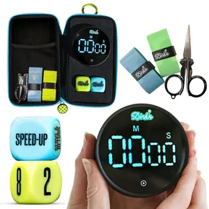 Dink'r Pickleball Timer With Magnetic Court Feature For Games, Drills & Tournaments + Free Drill Dice & Case