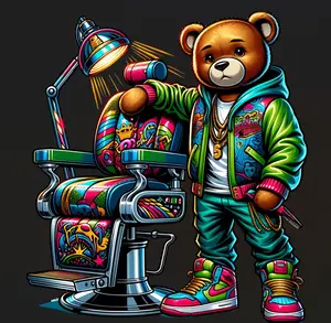 Direct to Film DTF Transfer - Full-Color, Street Style, Multi-Size DIY Handmade Craft Supply for Tees, Hoodies, Apparel
