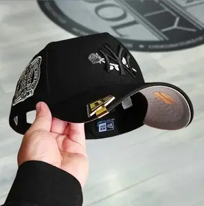 New Era New York Yankees 9FIFTY Black Baseball Cap - World Series Patch Streetwear Hat, cap for men and women