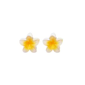 Emi Jay Baby Super Bloom Mini Flower Hair Claw Clip Set in Coconut