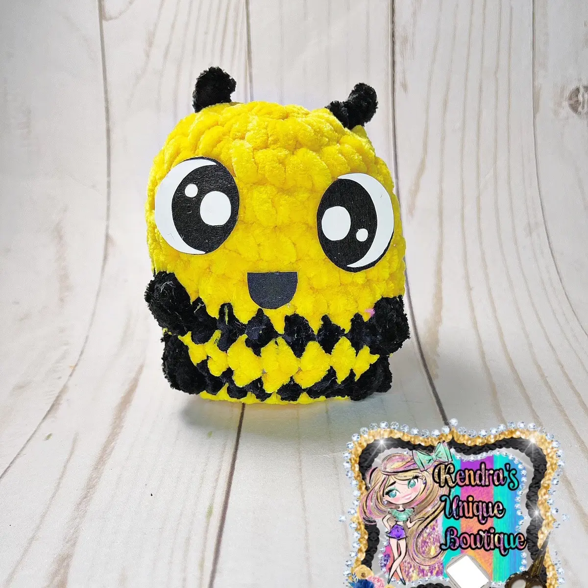 Little Cute Chubby Bee Crochet Plushie