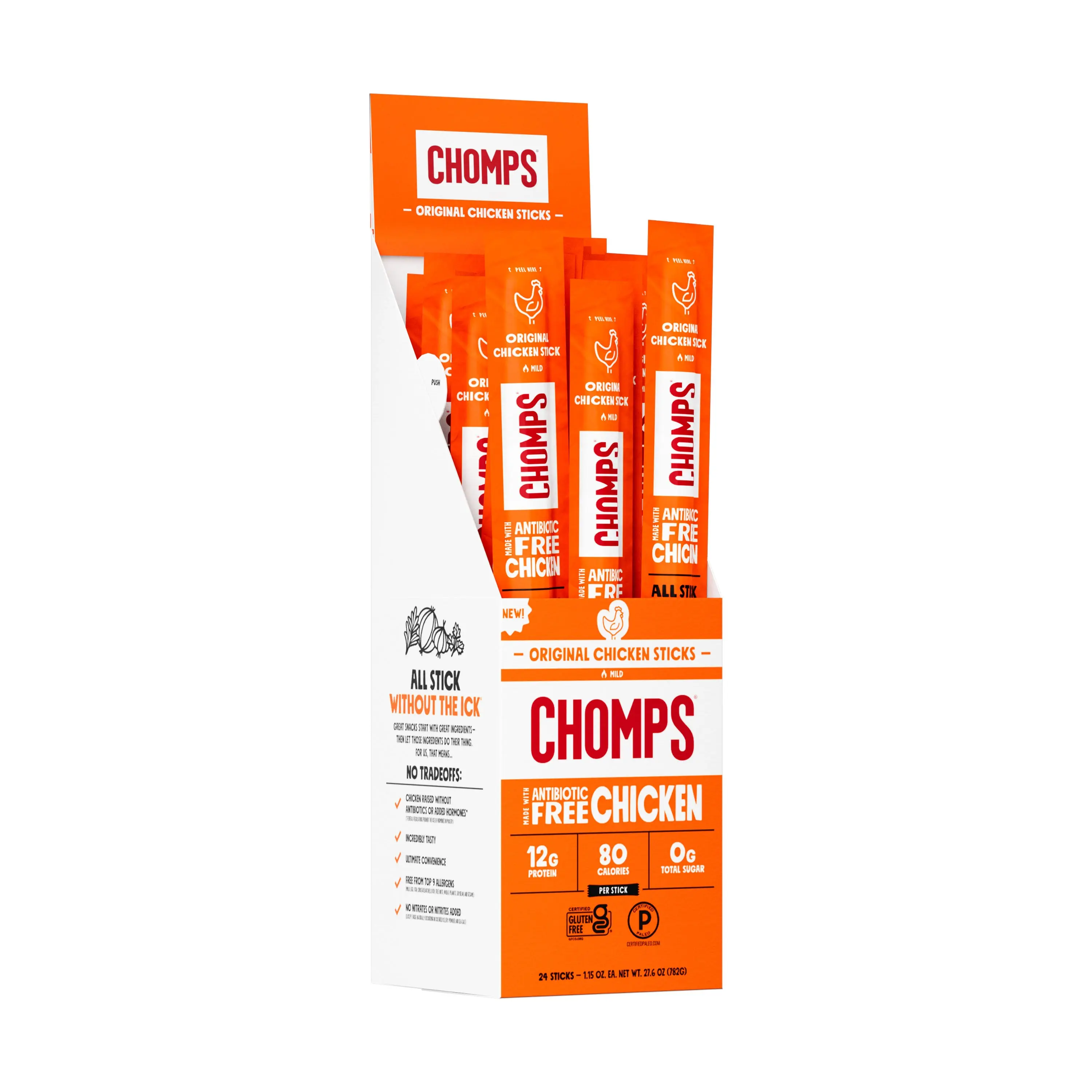 Original Chicken - Chomps Jerky Stick Original Chicken - Chomps Jerky Stick