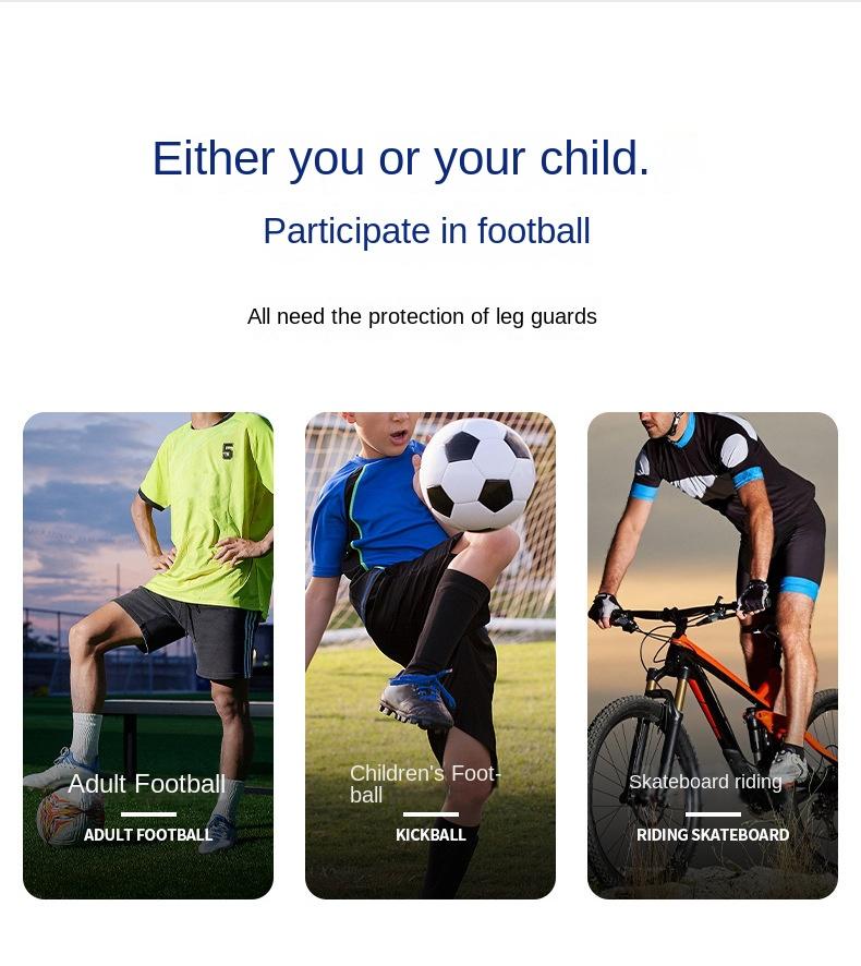 Male Mini Master Football Leg Protector Thickened Adult CAN Insert Type calf and shin protection Insert Plate Children