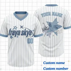 Unisex Zombies 4 Nova Bright Jersey - 2026 Tour Fan Item, Custom Freya Skye Design, Zombies Dawn Of The Vampires, Personalized Name and Number (Includes Unisex Names)
