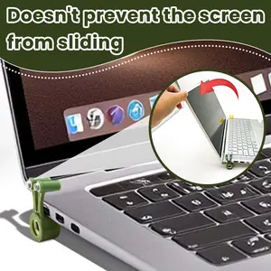 Multifunctional Computer Cooling Stand, Book Page Flip Bookmark Holder, Snail Display Monitor Support, Desk Organizer Tool