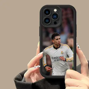 Bellingham Phone Casing For iPhone 17 16 15 14 13 12 11 X Pro Plus Max Samsung S26 S25 24 23 22 A33 A34 A35 A36 A52 A53 A54 ULTRA Soft Silicone Shockproof Anti Drop Protective Football Phone Cases Shell