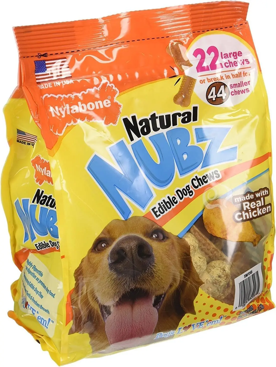Nylabone NUBZ Dog Chews 22 Count