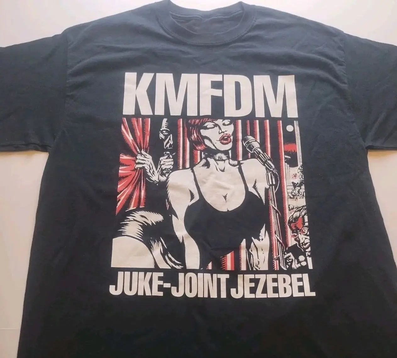 Vintage KMFDM Juke Joint Jezebel T Shirt KRAUT! NZ058 FREE SHIPPING K