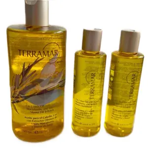 Terramar 3 en 1 Hair Oil with Argan & Macadamia  Nourishing Revitalizing Hair Care Premium Blend