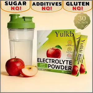 2-in-1 Hydration Multiplier[Hydration + Immunity-Apple, Strawberry, and Lemon Flavors]-ugar-Free Electrolyte Powder Drink-Convenient Single-Serving Sticks-Non-GMO, Gluten Free, Vegan,Zero Calorie,Vitamin & Mineral Electrolytes,1 Pack (30 Servings)
